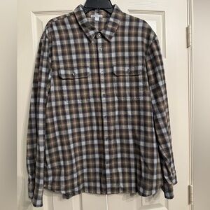 James Perse Soft Flannel Plaid Shirt Men’s XL/4